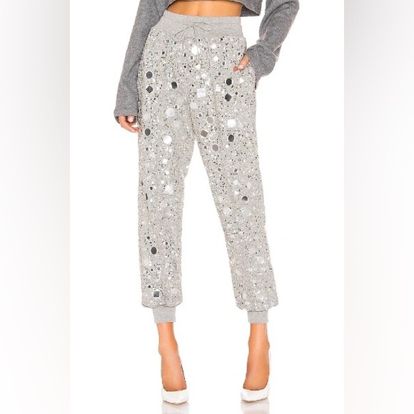 House of Harlow 1960 x Revolve Sequin Joggers - Picture 1 of 6